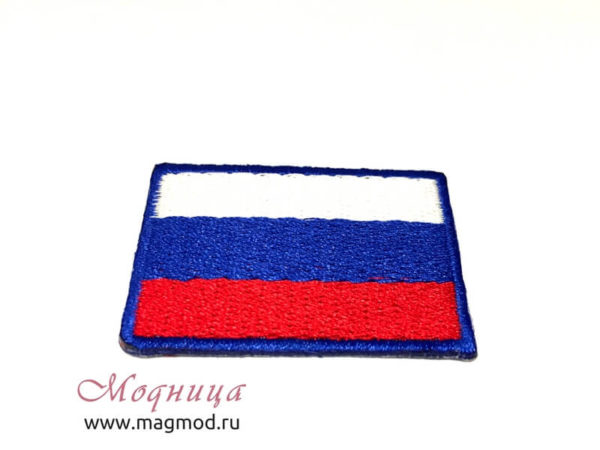 Термоаппликация Российский флаг декор