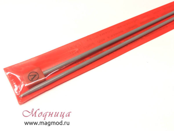 Спицы VISANTIA для вязания прямые металлические с покрытием 3,5 мм модница