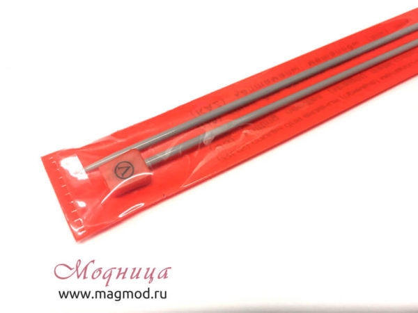 Спицы VISANTIA для вязания прямые металлические с покрытием 3 мм купить екатеринбург
