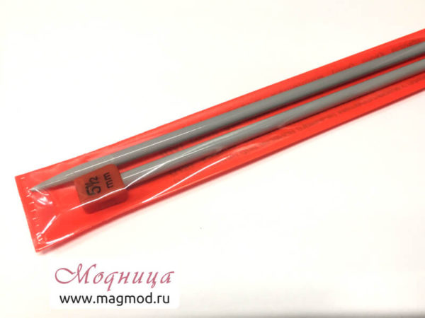 Спицы VISANTIA для вязания прямые металлические с покрытием 5,5 мм модница екатеринбург опт розница