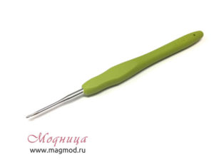 Крючок MAXWELL для вязания с резиновой ручкой 2 мм рукоделие опт розница модница