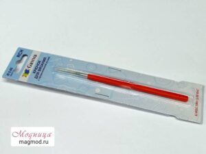 Крючок для вязания с прорезиненной ручкой модница