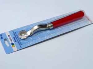 Копир металлический с пластиковой ручкой для кожи нож раскрой модница