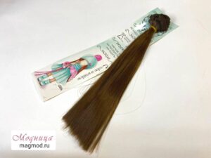 Волосы-трессы для кукол прямые фурнитура для игрушек рукоделие модница екатеринбург