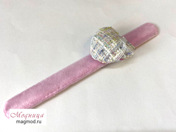 Игольница на браслете Сердечко браслет на руку модница рукоделие шитье фурнитура