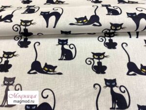 Перкаль кошки 150см ткань постельное модница екатеринбург